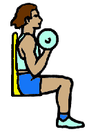weight bicep curl: click for contents